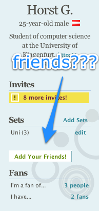 Friends gone?