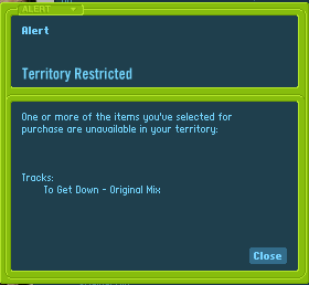 Territory restricted