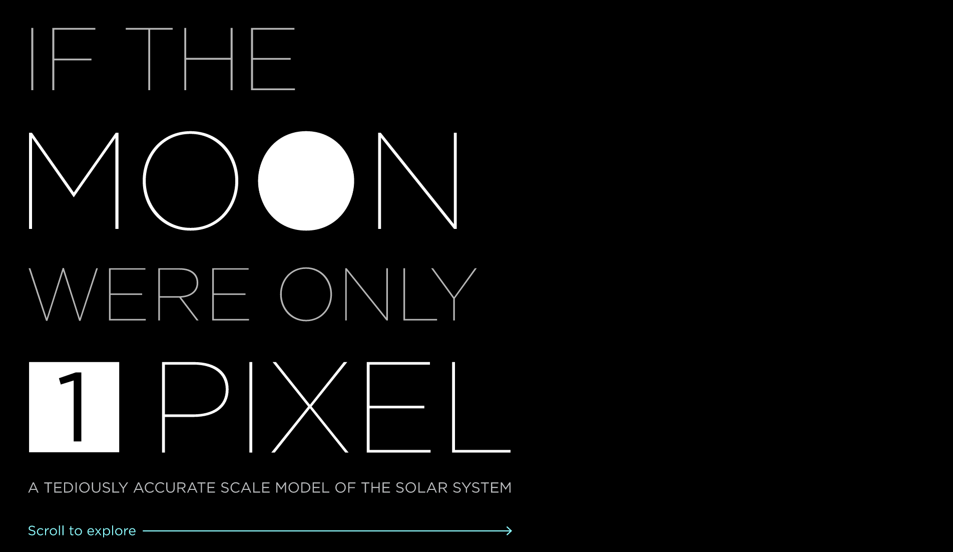 1-pixel Moon and the Solar System - zerokspot.com